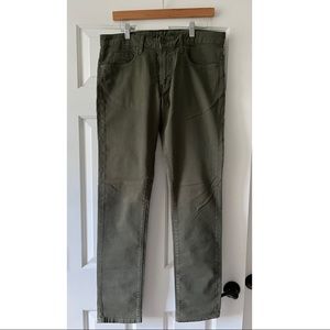 BONOBOS Hanover Green Travel Jeans 32”x34” Tailored Fit EUC